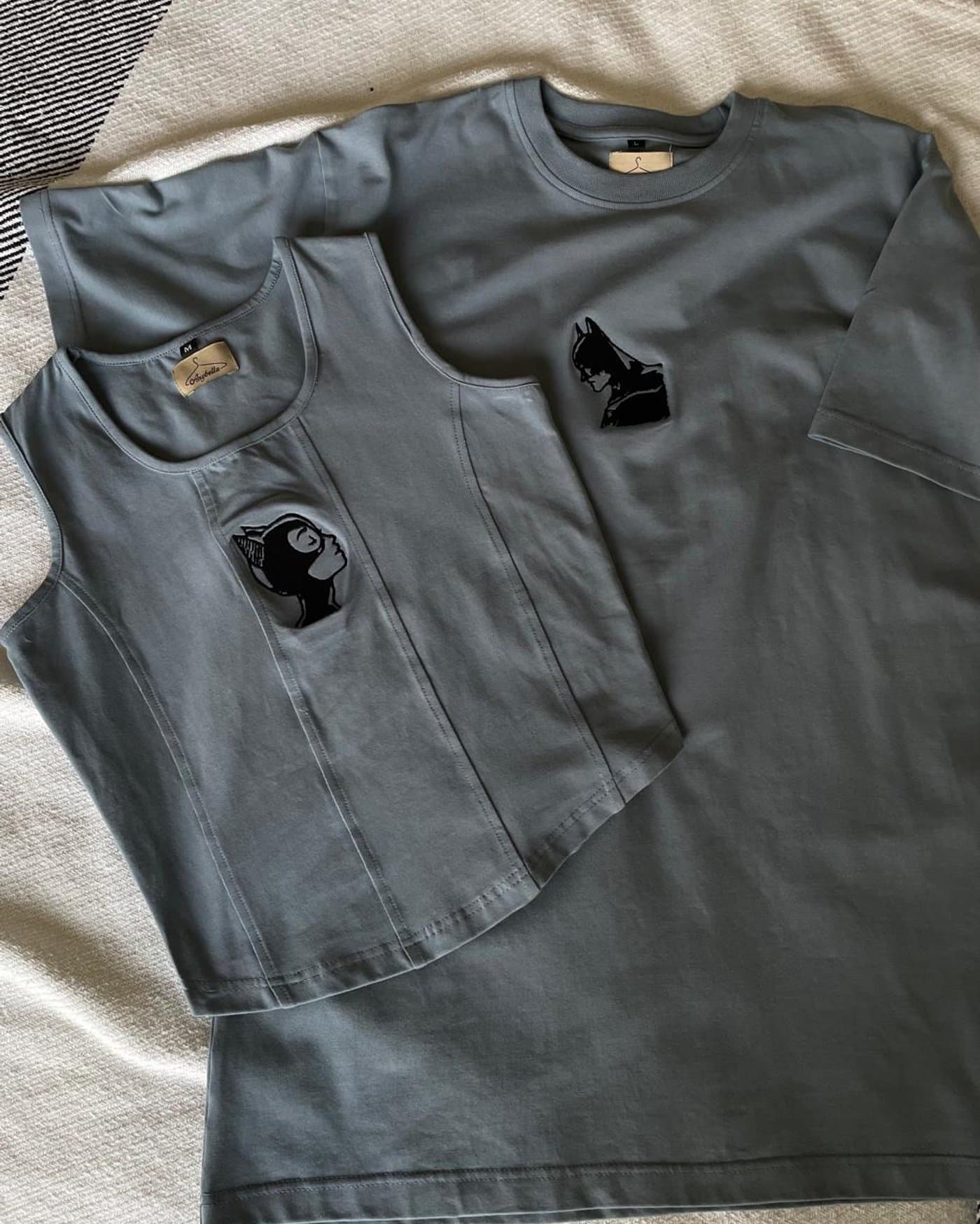 Batman & Catwoman Top + T-shirt Set