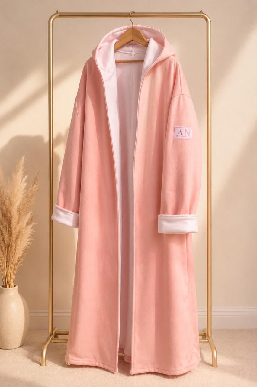 Pink Hooded Bisht