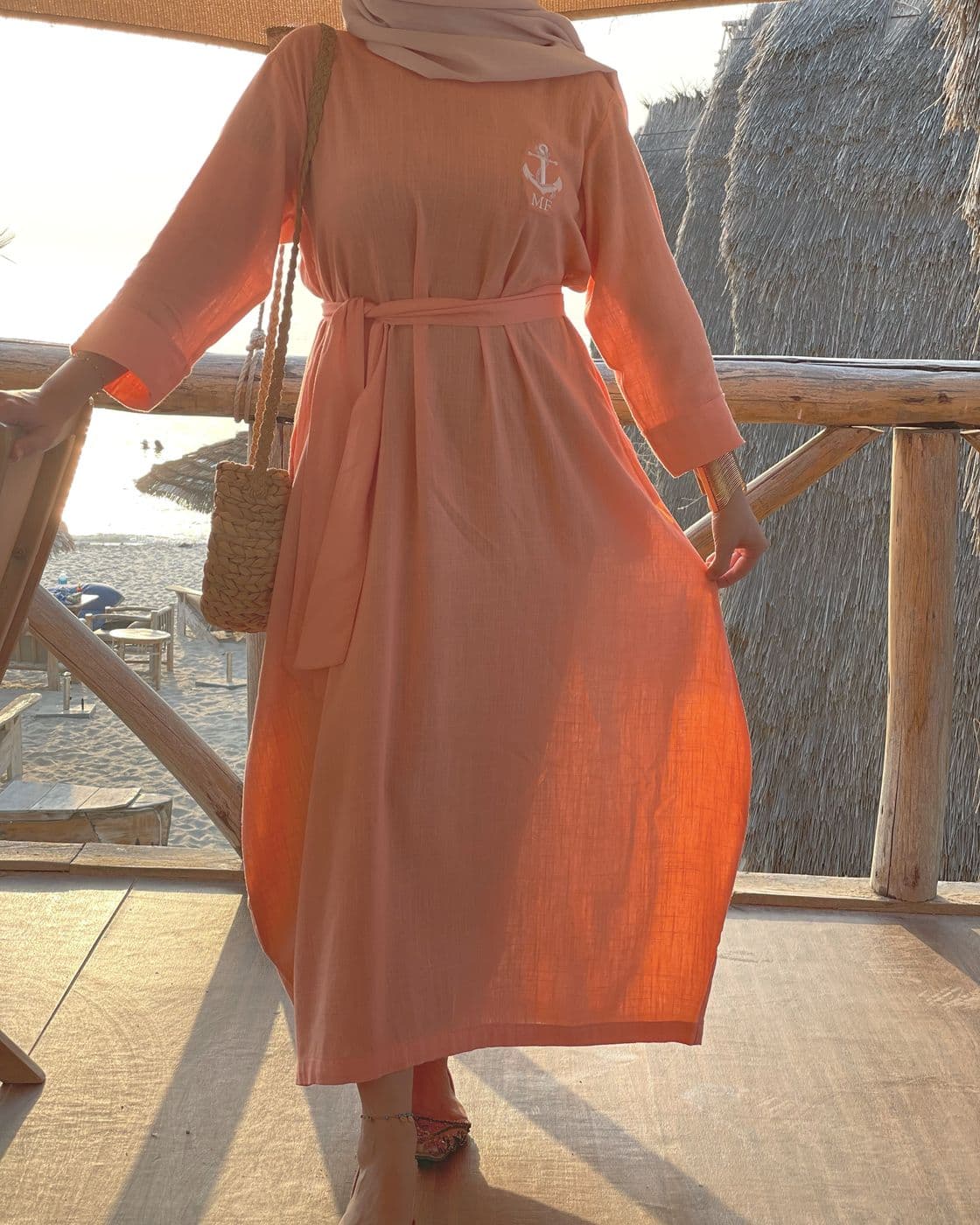 Sunset Linen Dress