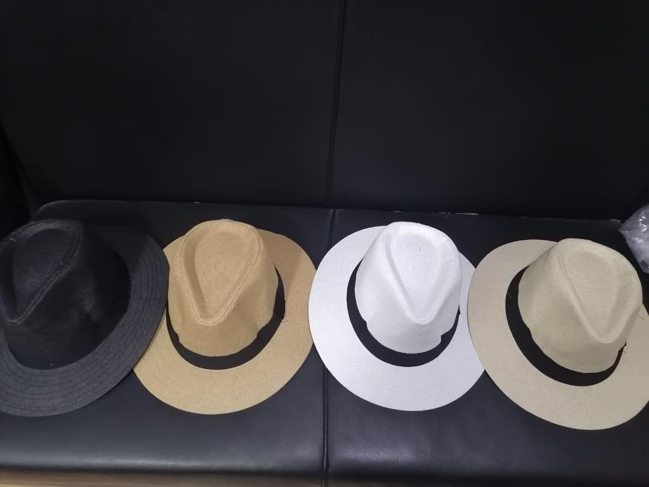 Straw Fedora — choose your colour