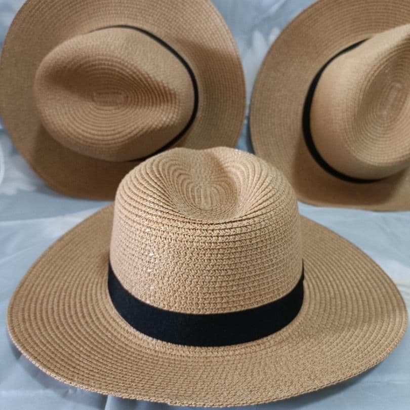 Natural Straw Fedora
