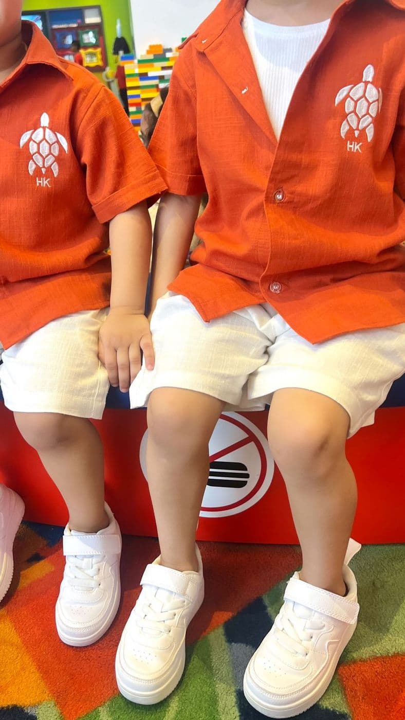 Orange Turtle Kids Set