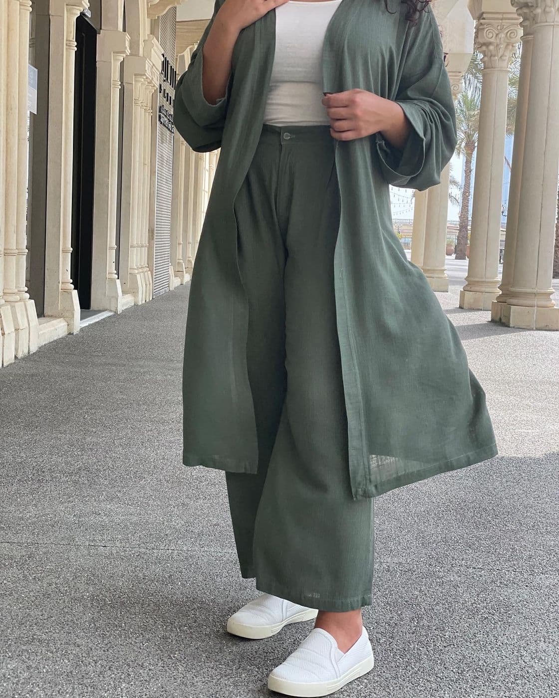 Sage Linen Set
