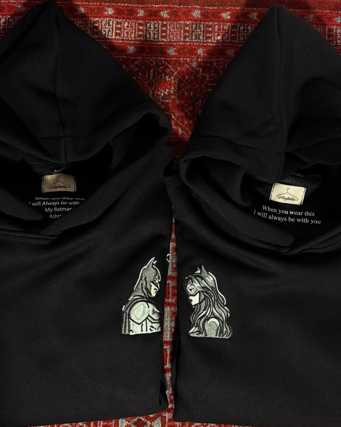 Batman & Catwoman Couple Hoodies