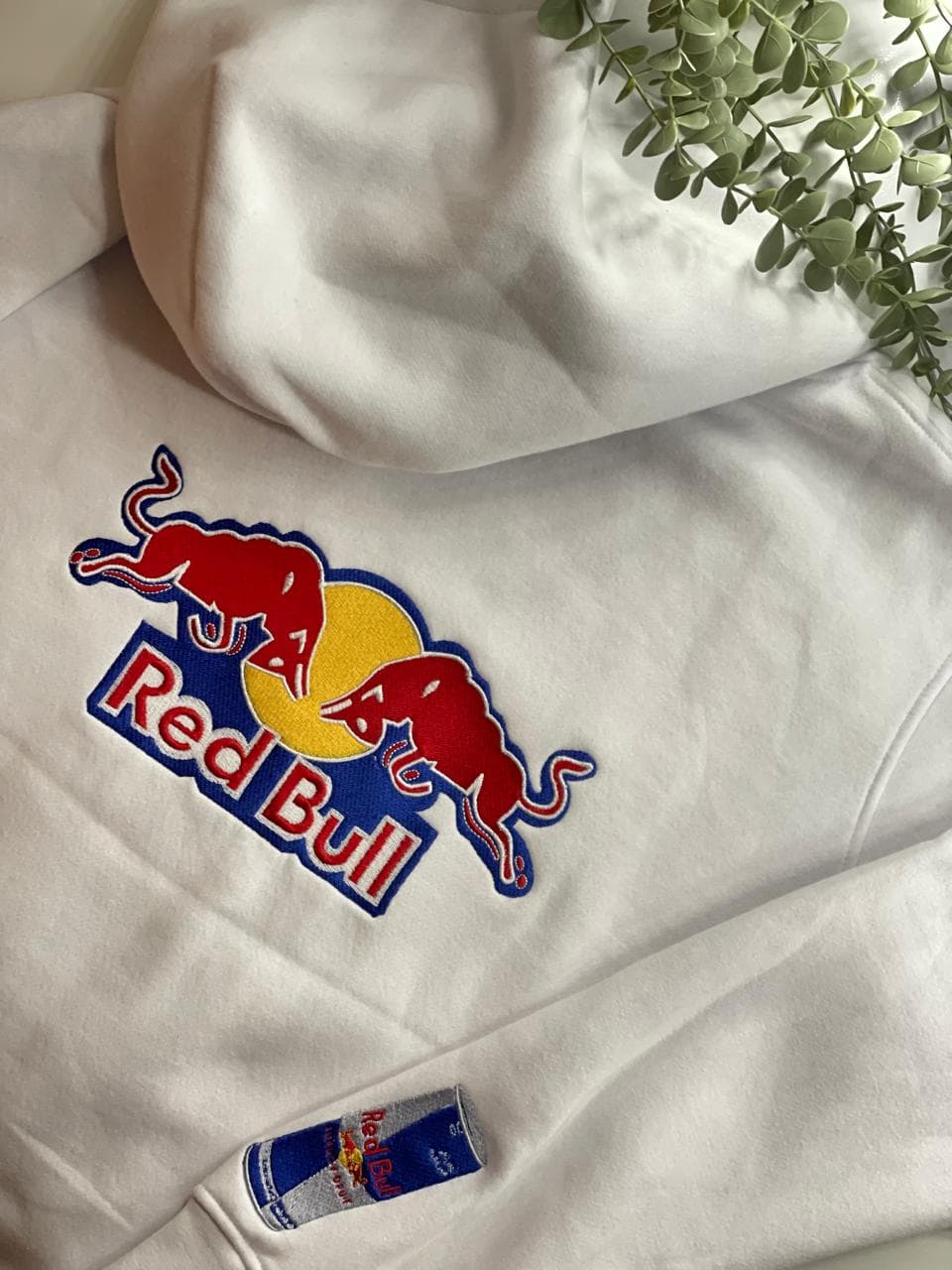 Red Bull Hoodie — white